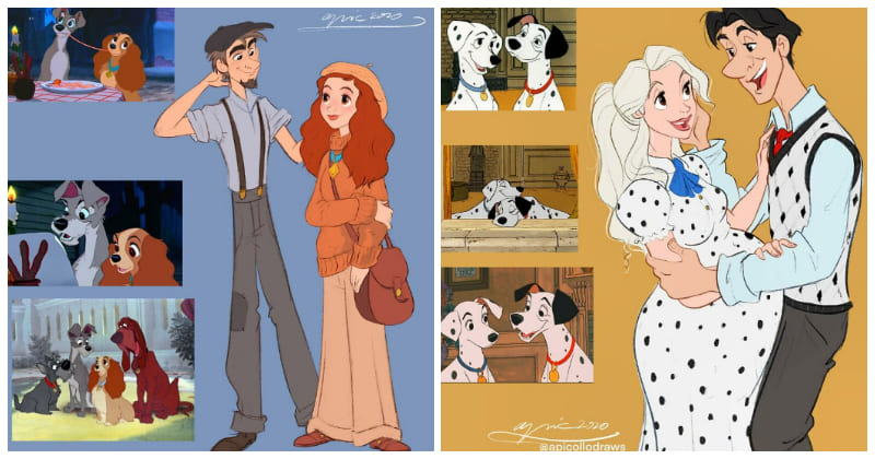 Artist Reimagines Disney Characters As Animals And Animals As Humans In 30 Charming Pics