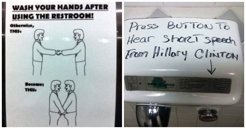 2211 -20 Hilarious Bathroom Signs That Will Crack You Up