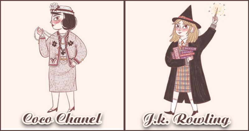 Adorable Illustrations In 'Little Women' Style That Will Give You Lots Of Motivation