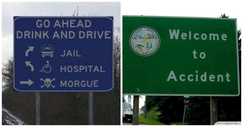 2259 -28 Unusually Hilarious Road Signs That Will Have You Rolling On The Floor Laughing