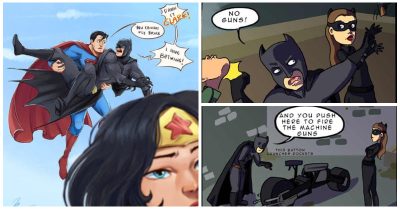 2369 -Most Hilarious Fans Comics About Superheroes Interaction In Dc Universe