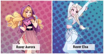 2675 -Disney Princesses As Attractive Ravers, Why Not?