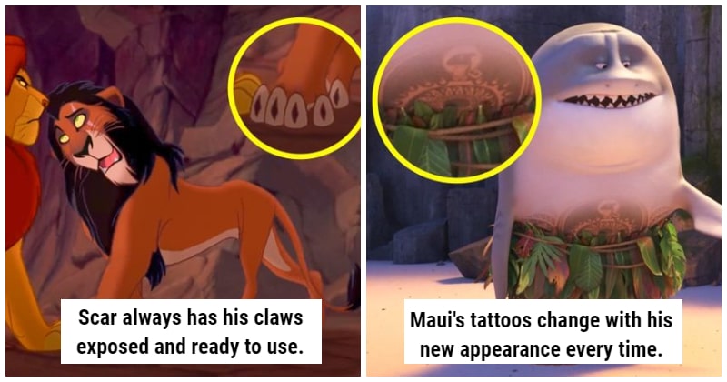 2773 -Have You Noticed These 15 Tiny Details In Disney Movies?