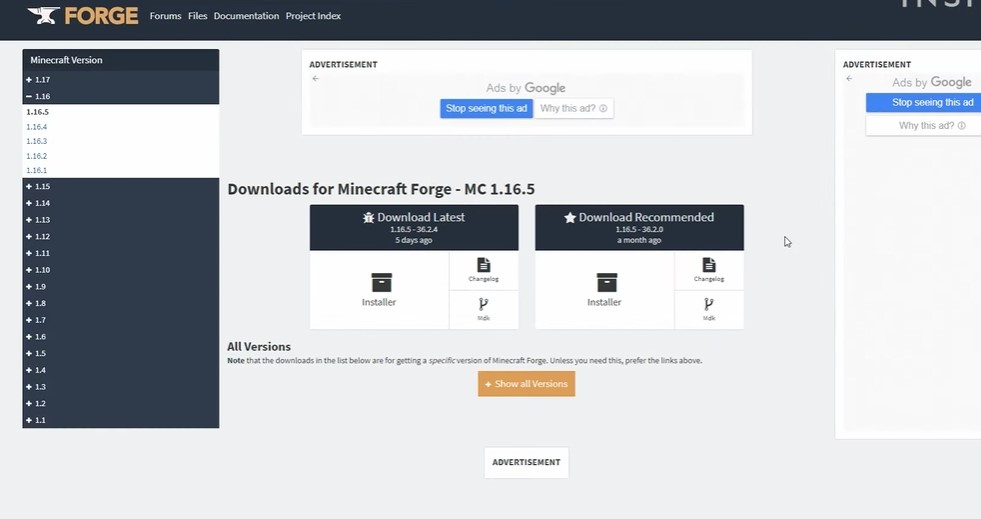 Forge Download -How To Install Minecraft Forge On Windows 10/Macos