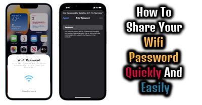 How To Share Wifi Password