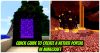 5131 -Quick Guide To Create A Nether Portal Minecraft