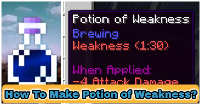 5153 -Quick Guide On How To Make Potion Of Weakness