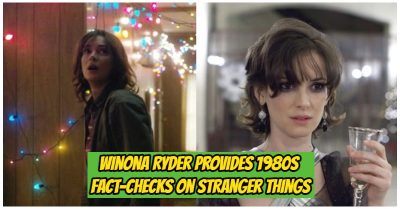 5231 -Winona Ryder Provides 1980S Fact-Checks On Stranger Things, Altering The Scripts If Needed