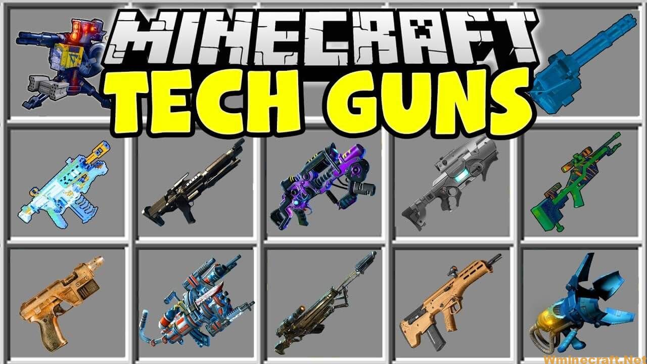 Techguns Mod - Source Img: Wminecraft
