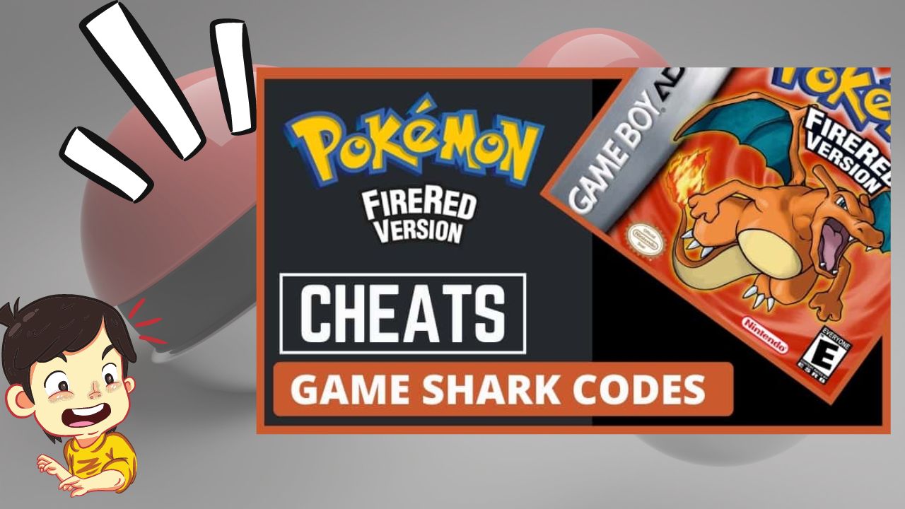 Pokemon Fire Red Cheats Logo -The Best Pokemon Fire Red Cheats (Gameshark Codes): The Complete Collection