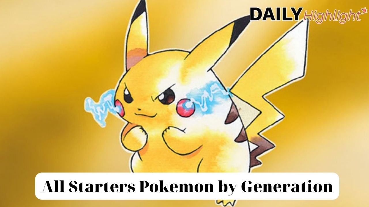 List Of Starter Pokémon By Generation
