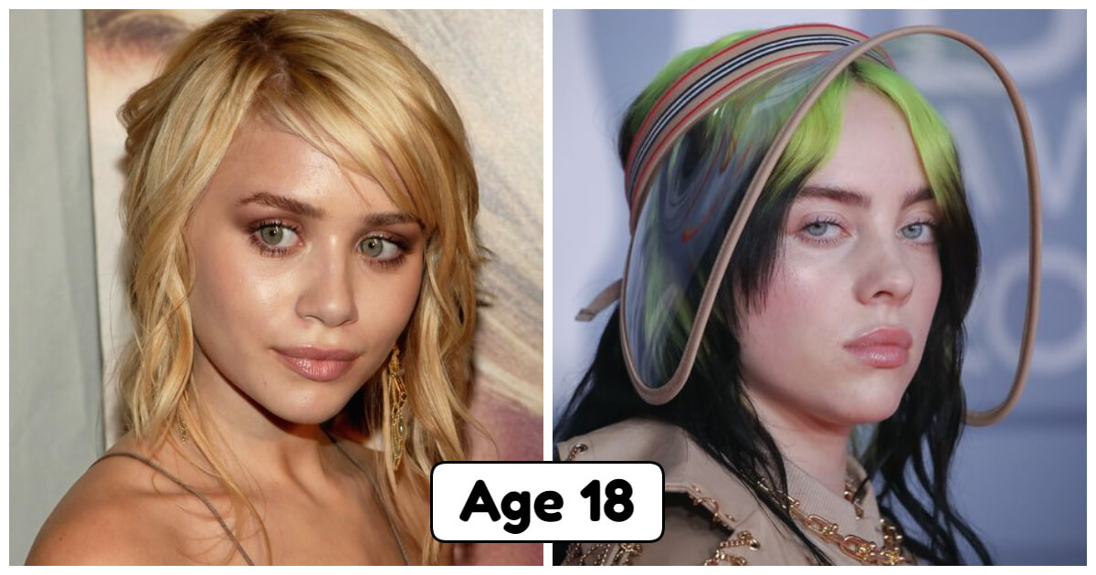 8753 -Compare 20 Hollywood A-Listers From Old And New Generations At The Same Age