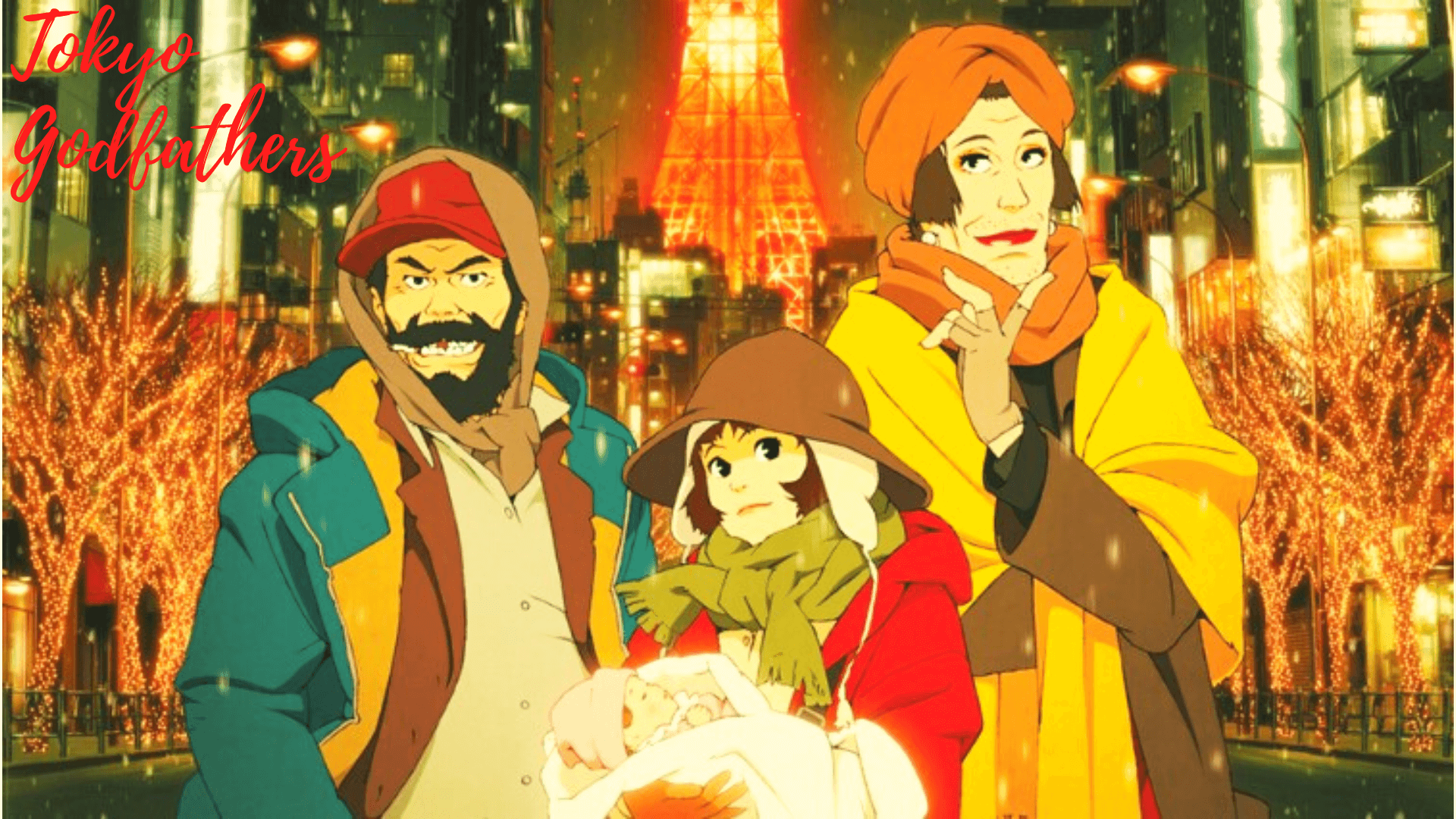 Tokyo Godfathers -The Top 10 Christmas Anime To Watch This Holiday Season