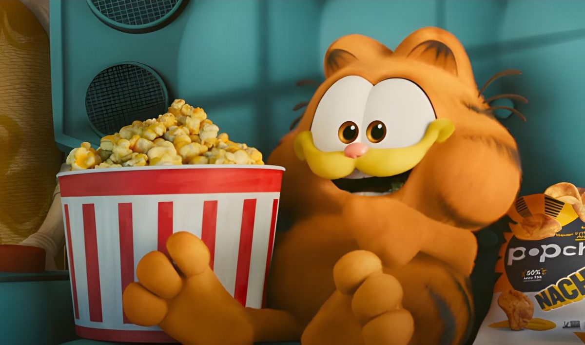 Chris Pratt'S The Garfield Movie Drops Another Chaotic Trailer With Garfield Chowing Down Everything