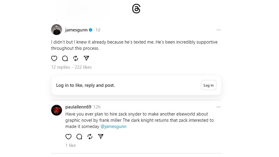 James Gunn Finally Gives His Response To Zack Snyder'S Dcu Comment