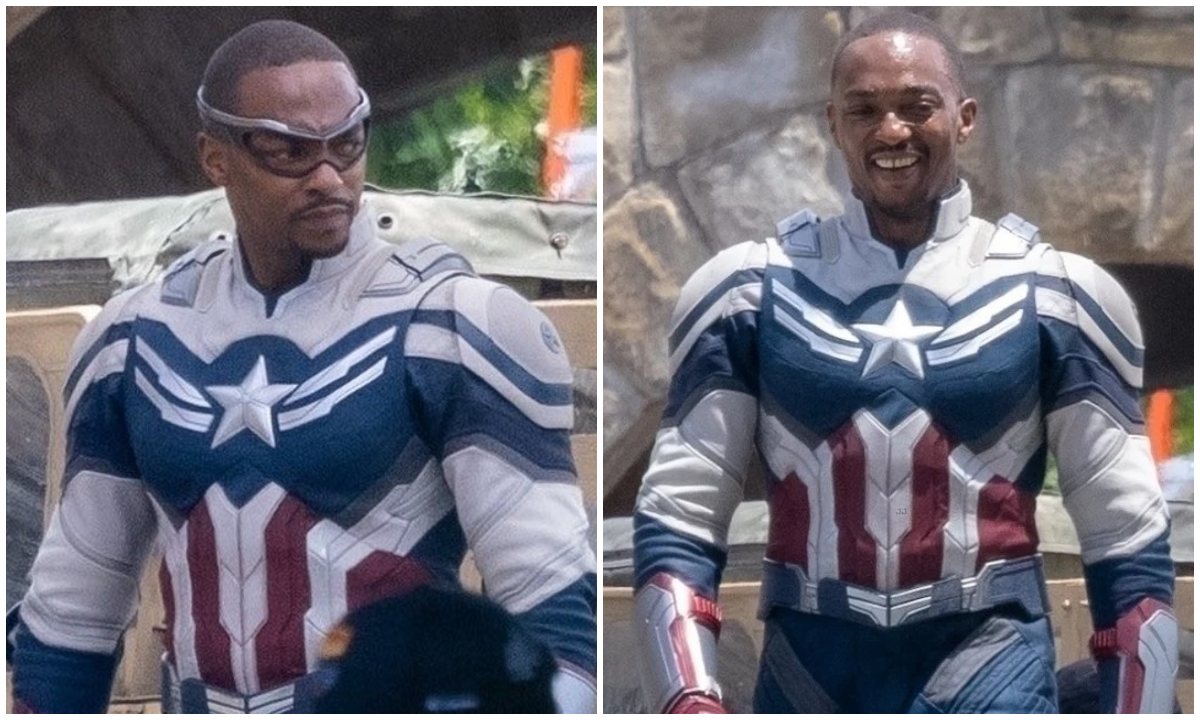 Anthony Mackie In Atlanta For 'Captain America: Brave New World' Reshoots