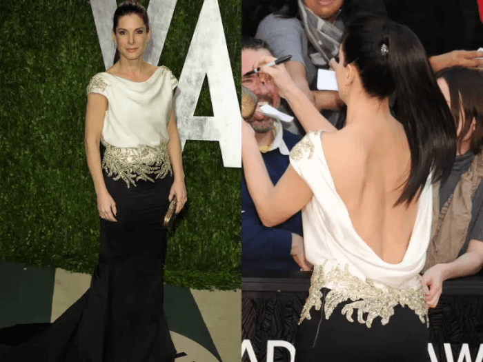 32 Photos Of Sandra Bullock'S Red-Carpet Looks Over The Years