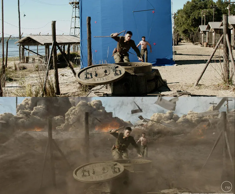 12 Jaw-Dropping Before And After Vfx Photos That Transform Movie Magic