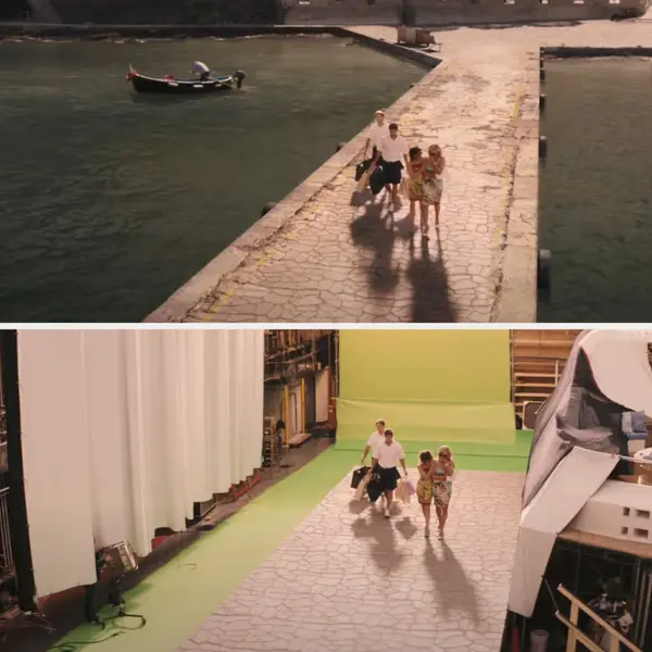 18 Jaw-Dropping Before-And-After Photos Of Tv And Movie Scenes Filmed On A Green Screen