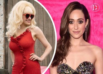 Emmy Rossum's Stunning Metamorphosis Into Angelyne Emmy Rossum’s Stunning Metamorphosis Into Angelyne