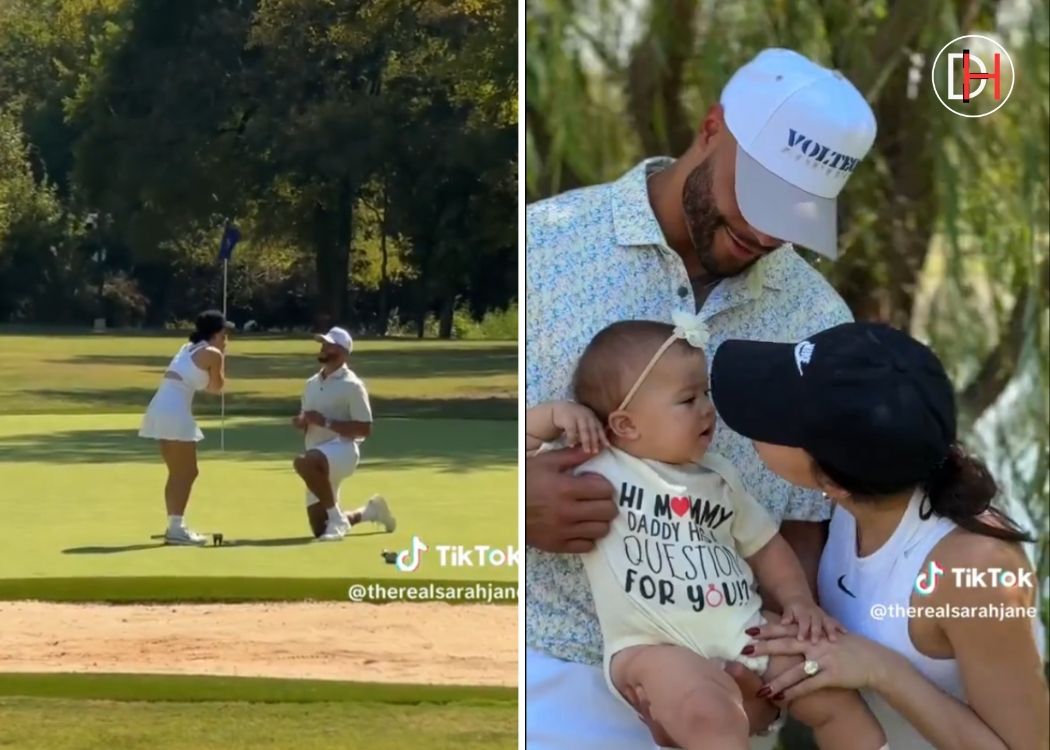 Dak Prescott Proposes To Sarah Jane Ramos In Heartwarming Engagement Video