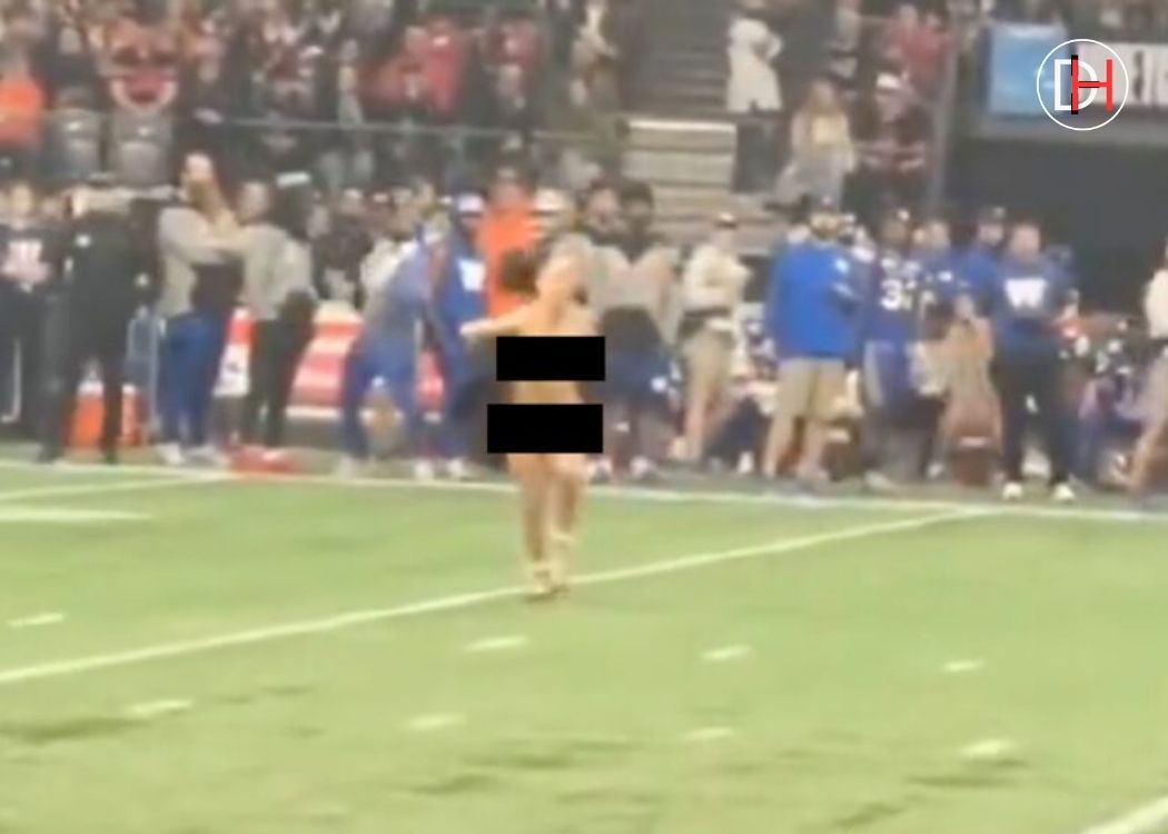 Video: Fully Nude Female Streaker Tries To Steal The Show During Cfl’s Grey Cup, And Absolutely Nobody Cared To Stop Her