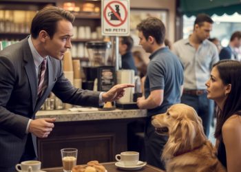Woman Sneaks Dog Into No-Pets Café, But When This Man Calls Her Out—She Plays The Victim
