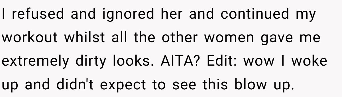 Man Goes To Gym During “Women’s Hour” At His Apartment—Gets Confronted And Told To Leave Generated by Aubtu.biz
