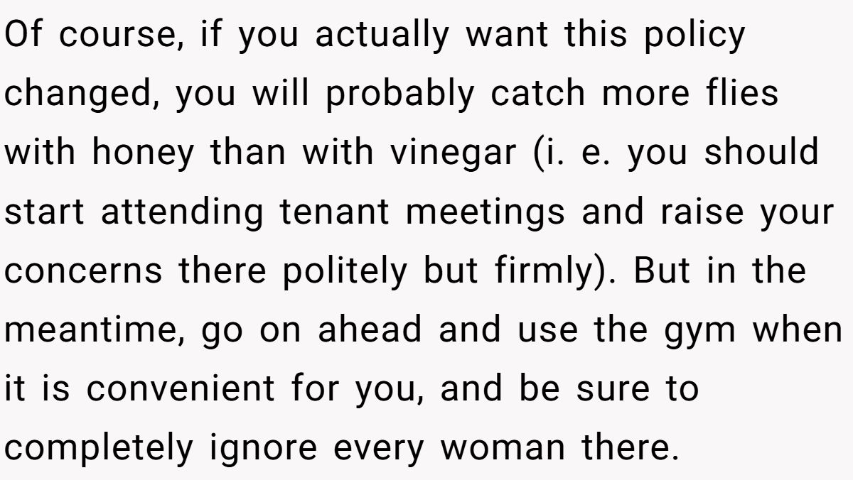 Man Goes To Gym During “Women’s Hour” At His Apartment—Gets Confronted And Told To Leave Generated by Aubtu.biz