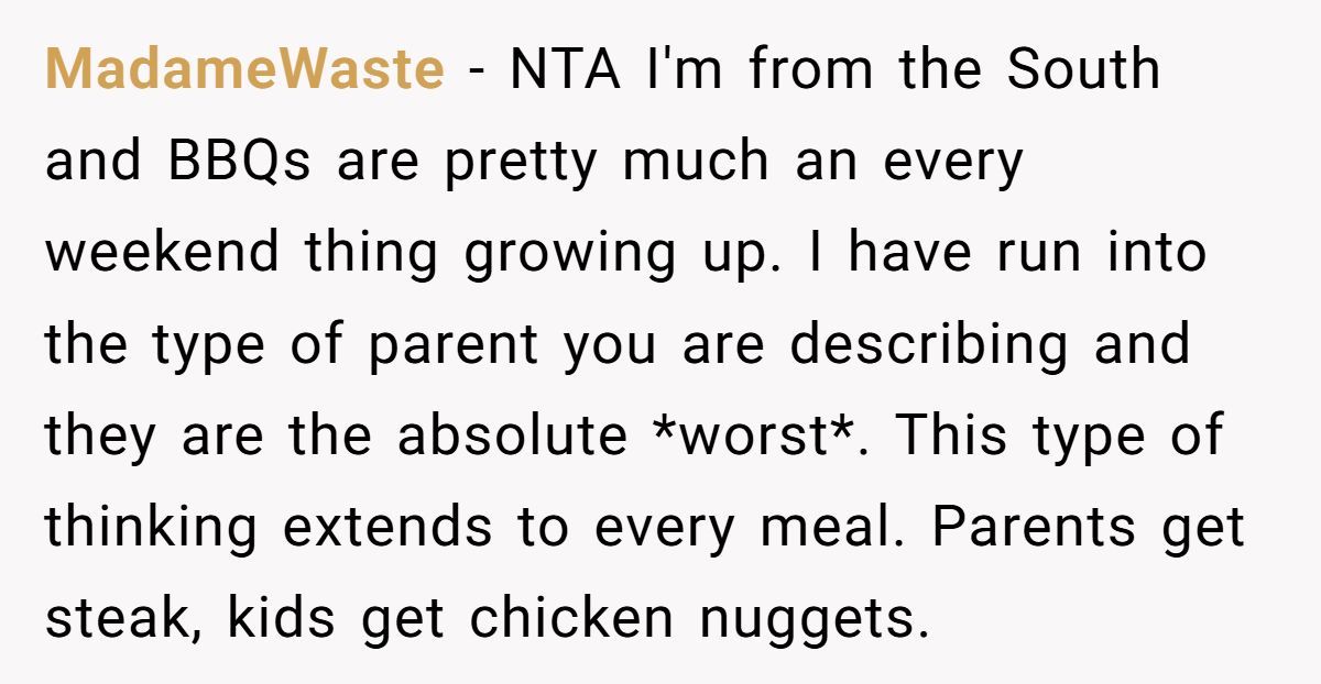 Mom Swaps Hot Dog For Burger At BBQ So Her Son Can Eat—Host Says She’s Banned From Future Parties Generated by Aubtu.biz