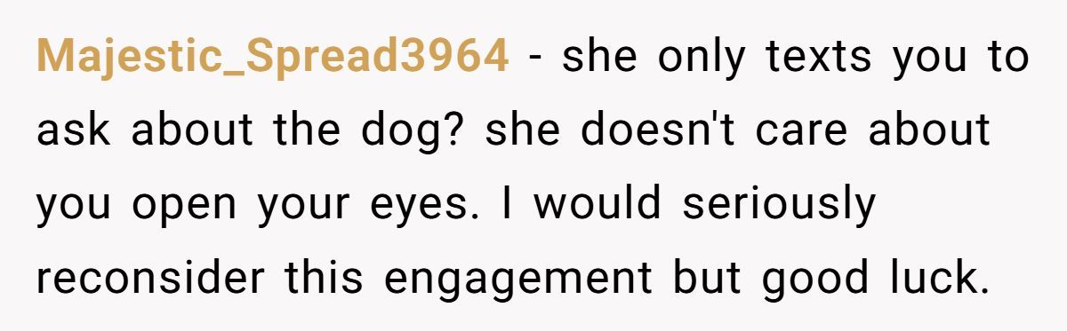 Man Walks Out Of Engagement Dinner After Fiancée Can’t Stop Texting About Her Dog Generated by Aubtu.biz