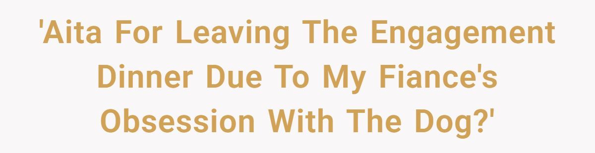 Man Walks Out Of Engagement Dinner After Fiancée Can’t Stop Texting About Her Dog Generated by Aubtu.biz