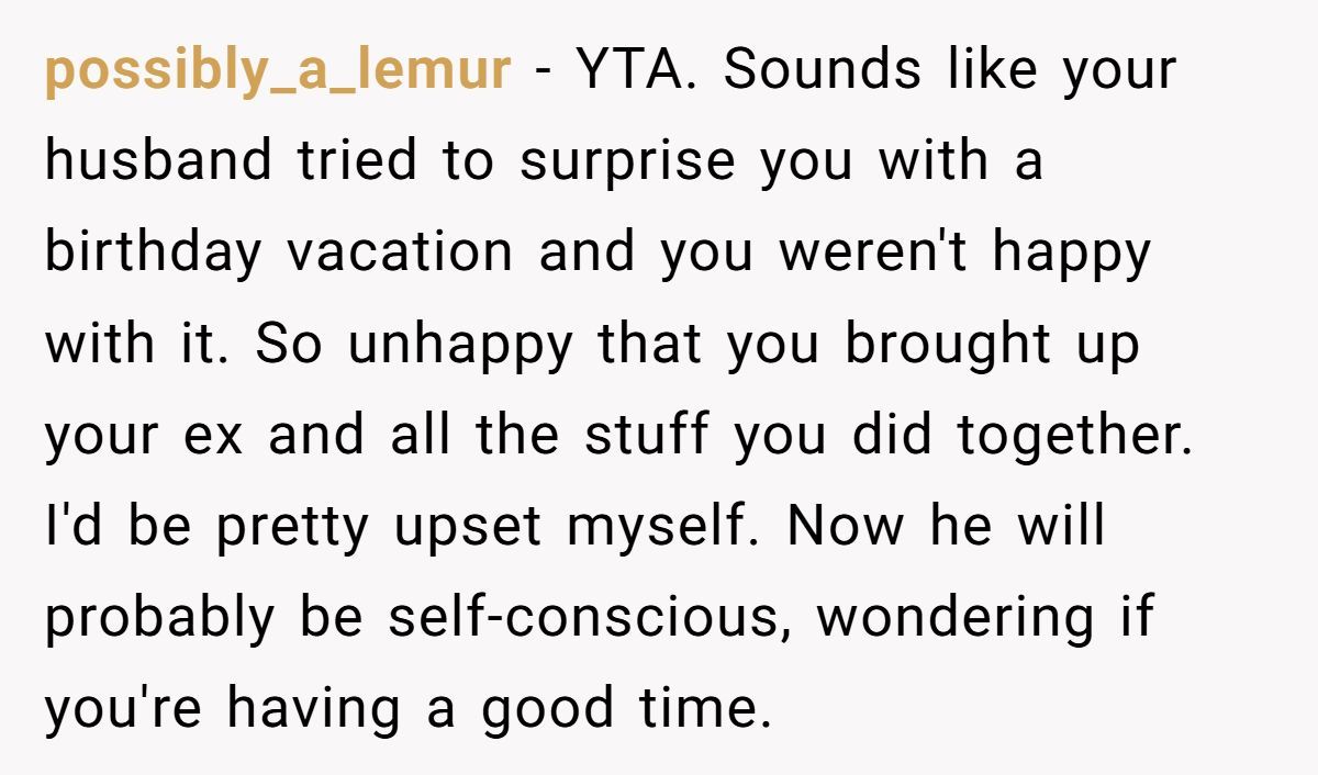 Husband Snaps After Wife Suggests More Cities On Their Trip—Then She Compares Him To Her Wealthy Ex Generated by Aubtu.biz