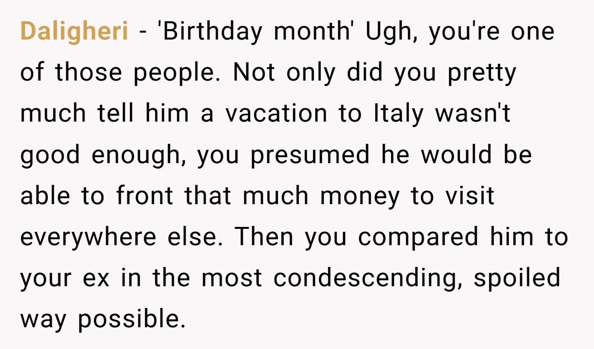 Husband Snaps After Wife Suggests More Cities On Their Trip—Then She Compares Him To Her Wealthy Ex Generated by Aubtu.biz