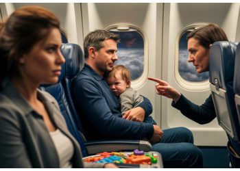 This Man Yelled Back After a Passenger Shamed Him for His Crying Toddler—Protective Dad or Just Making It Worse?