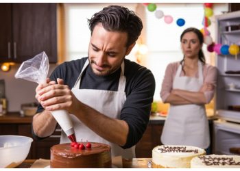 This Man Baked His Own Birthday Cake After His Wife Bought Cheesecake