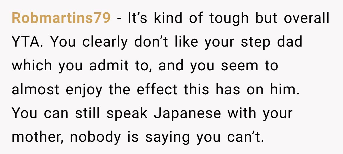Stepdad Gets Mad When Teen Speaks Japanese with Mom - She Refuses to Stop Generated by Aubtu.biz