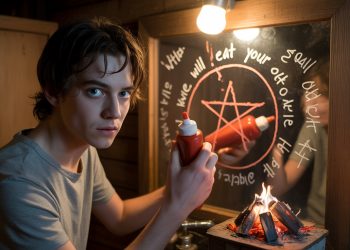Teen Draws ‘Demonic’ Symbols with Ketchup After Aunt Burns His Fantasy Books