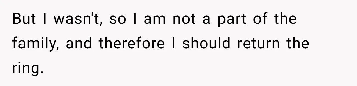 Ring Of Remembrance: Was Keeping Late Fiancé’s Heirloom A Heartfelt Stand Or A Family Feud Fumble?