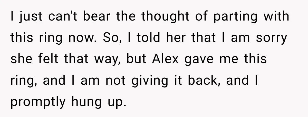 Ring Of Remembrance: Was Keeping Late Fiancé’s Heirloom A Heartfelt Stand Or A Family Feud Fumble?