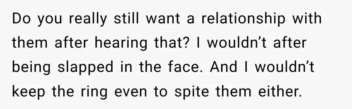 Ring Of Remembrance: Was Keeping Late Fiancé’s Heirloom A Heartfelt Stand Or A Family Feud Fumble?