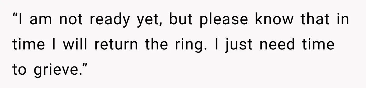 Ring Of Remembrance: Was Keeping Late Fiancé’s Heirloom A Heartfelt Stand Or A Family Feud Fumble?