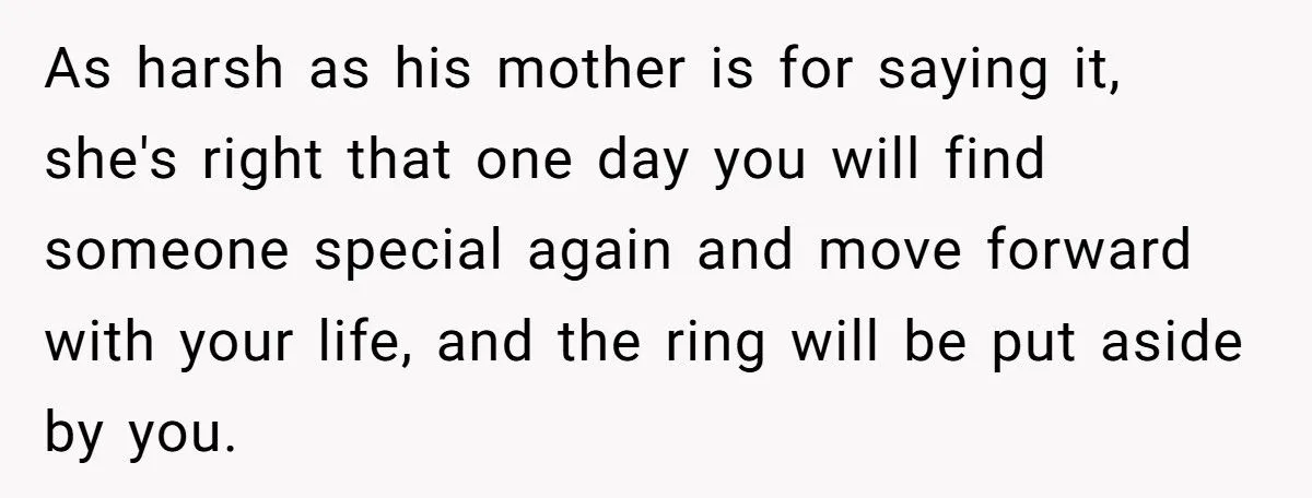 Ring Of Remembrance: Was Keeping Late Fiancé’s Heirloom A Heartfelt Stand Or A Family Feud Fumble?