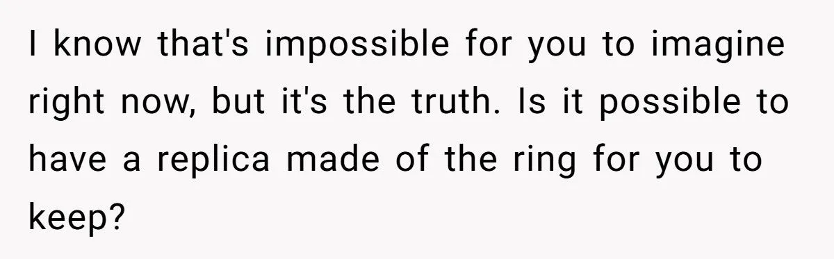 Ring Of Remembrance: Was Keeping Late Fiancé’s Heirloom A Heartfelt Stand Or A Family Feud Fumble?