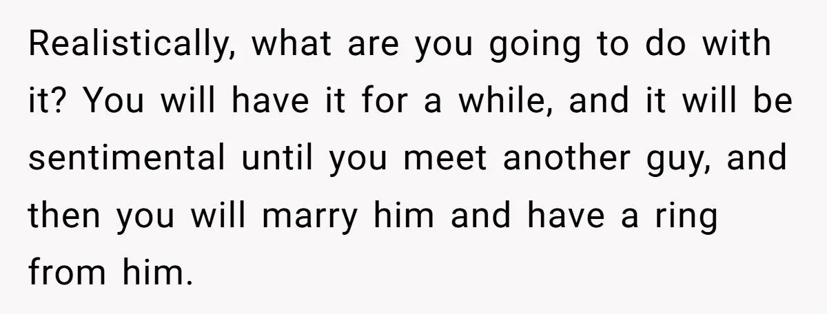 Ring Of Remembrance: Was Keeping Late Fiancé’s Heirloom A Heartfelt Stand Or A Family Feud Fumble?