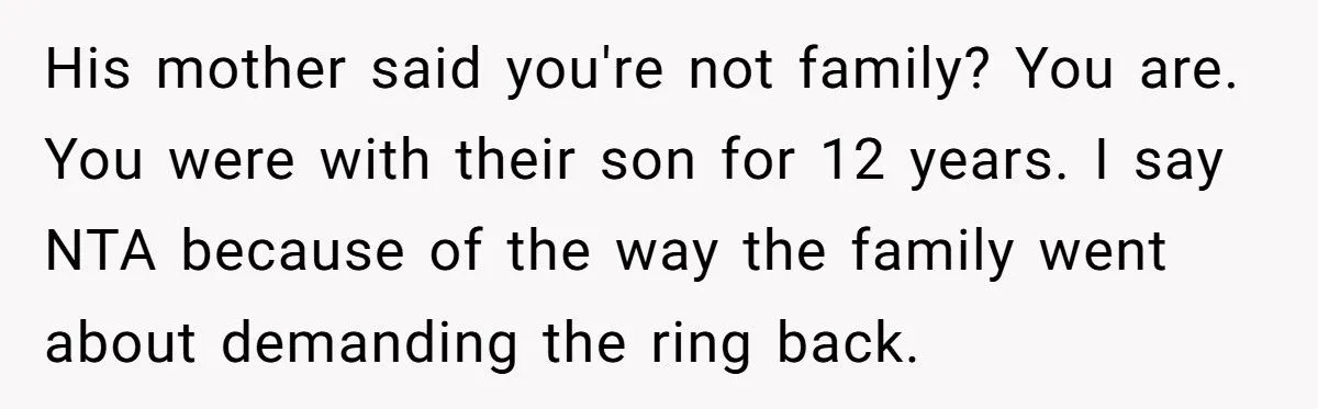 Ring Of Remembrance: Was Keeping Late Fiancé’s Heirloom A Heartfelt Stand Or A Family Feud Fumble?