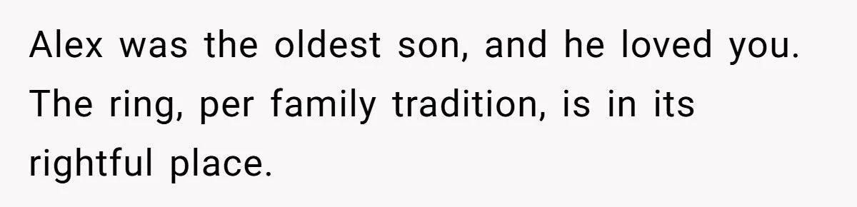 Ring Of Remembrance: Was Keeping Late Fiancé’s Heirloom A Heartfelt Stand Or A Family Feud Fumble?