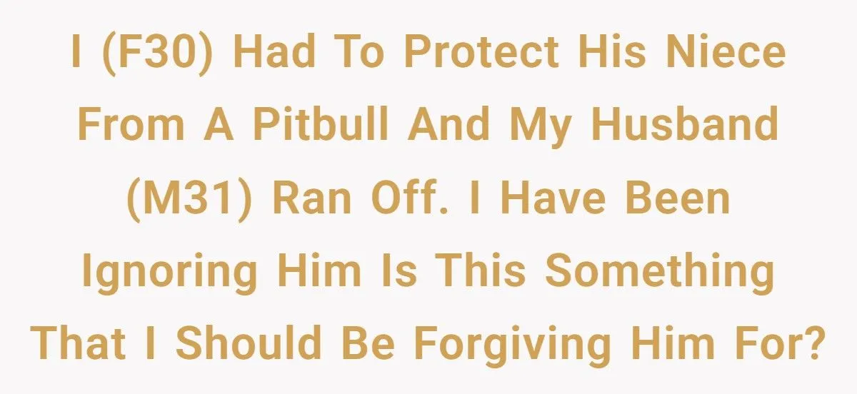 She Risked Her Life to Save His Niece from a Pitbull - While Her Husband Ran Away and Shut the Gate Behind Him
