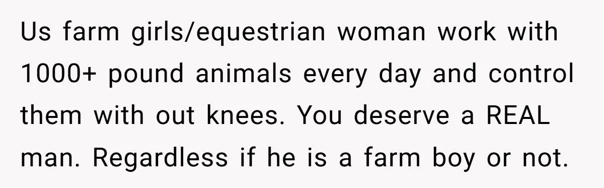 He Asked His Girlfriend to Pretend to Be Inexperienced at Farm Work - She Refused, and He Left Her