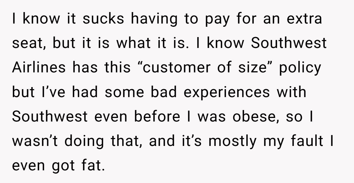 Woman Called Selfish For Refusing To Give Up Her Paid Extra Seat To A Toddler Just Because She’s Fat Generated by Aubtu.biz